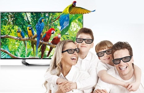 Cómodas gafas de 3D